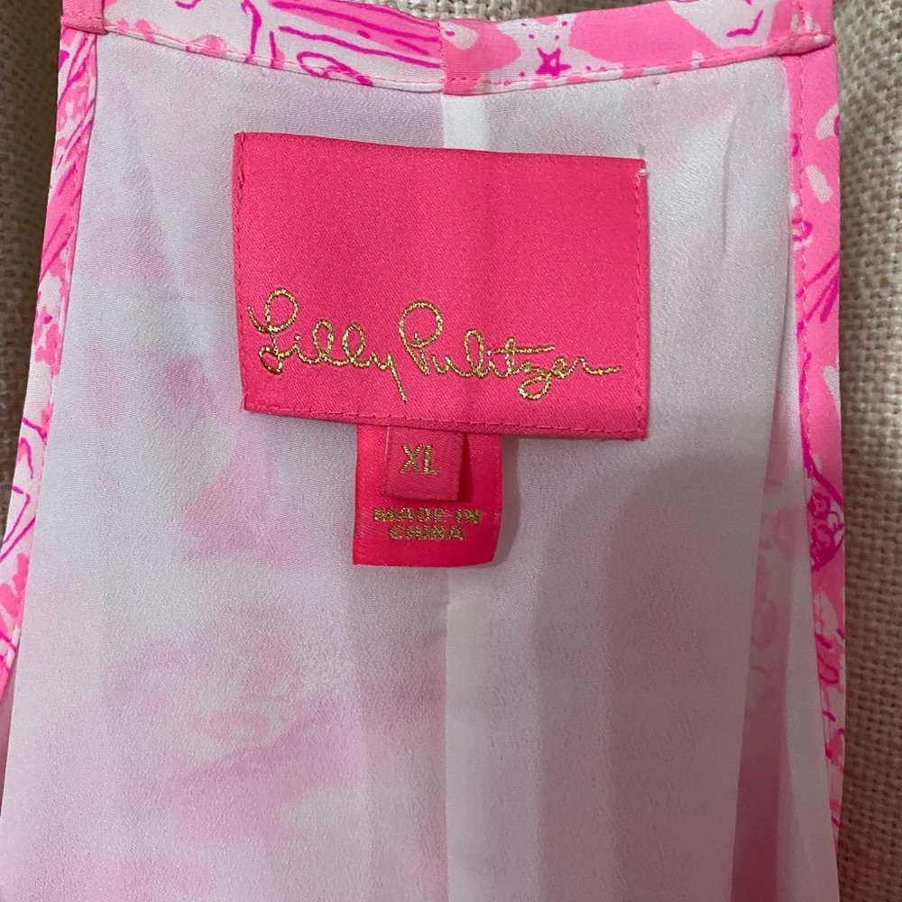 Lilly Pulitzer Dusk Silk Dress - Picture 4 of 6